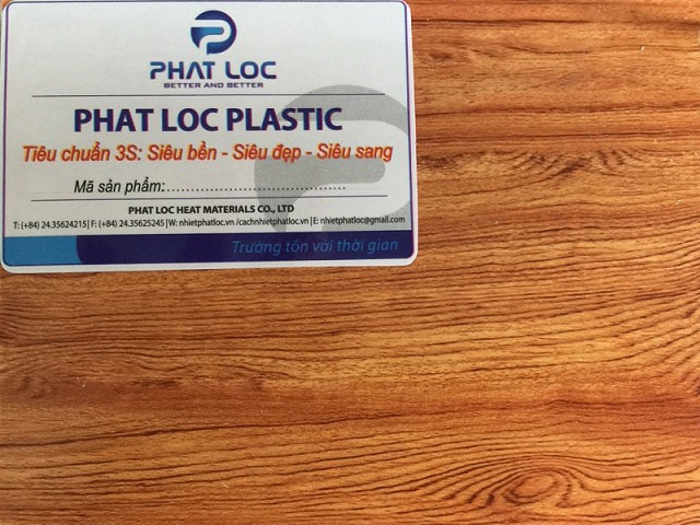 Tấm Nhựa Ốp Tường Vân Gỗ PL 8640 1 Tấm nhựa ốp tường vân gỗ PL 8640