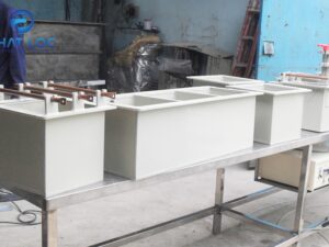 Tấm nhựa PVC làm bồn chứa hóa chất