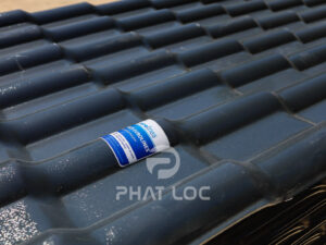 Tôn Nhựa Giả Ngói PVC/ASA Eurolines - Ngói Nhựa Siêu Nhẹ, Siêu Bền, Chống Ăn Mòn Hóa Chất 10 Ton ngoi nhua ky thuat PVC PP 1063