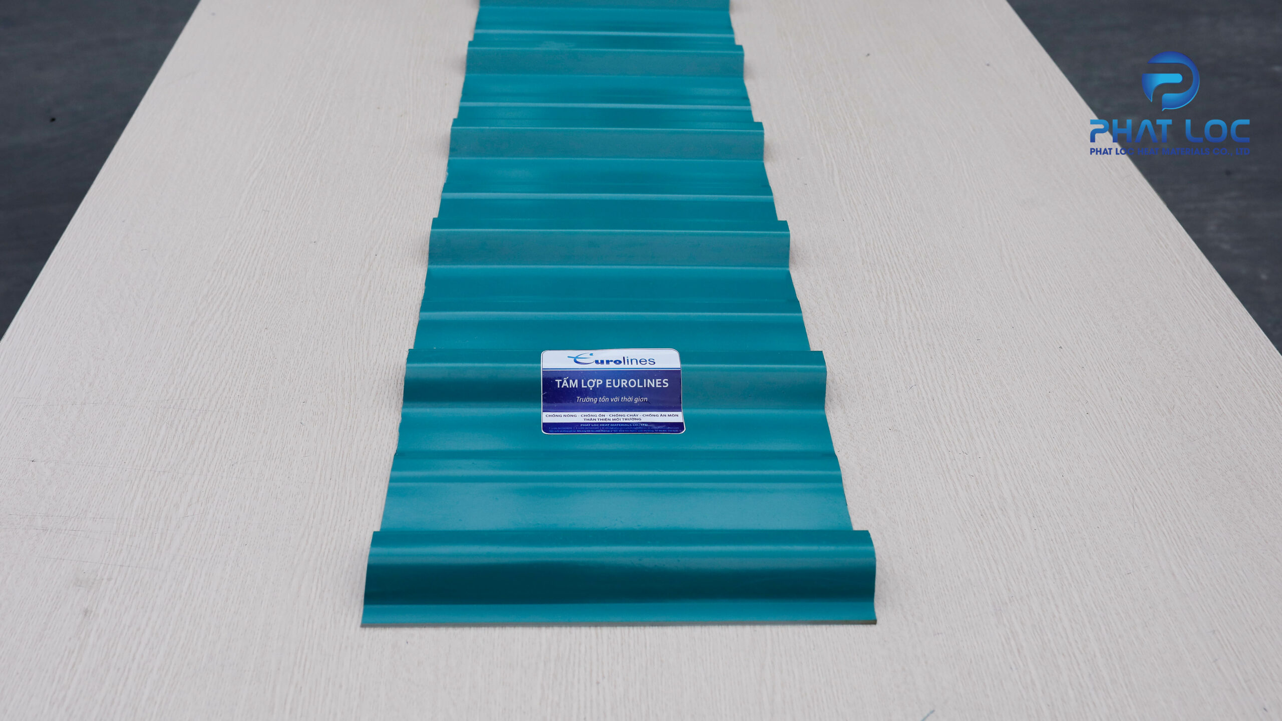 Tôn Nhựa 5 Sóng Vuông - PVC/ASA Eurolines 6 Tôn Nhựa 5 Sóng Vuông - PVC/ASA Eurolines - Ảnh 6