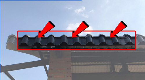 Plastic Tile Porch Skirting - PVC/ASA Eurolines Plastic Tile Accessories 2 vi tri lop tam diem hien ngoi nhua