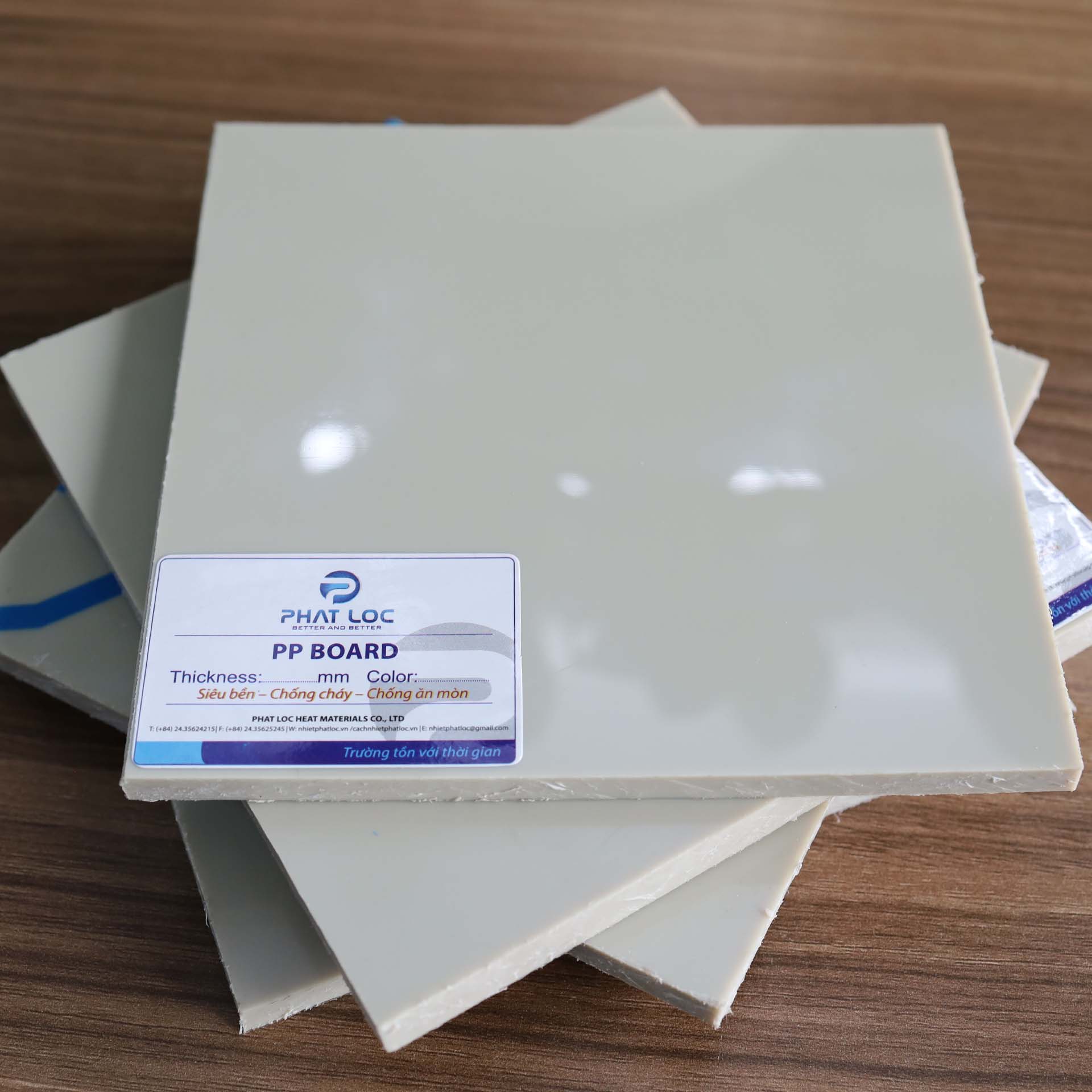 Tấm nhựa PP Phát Lộc - Chịu lực, chịu nhiệt cao 4 Danh muc tam nhua PP