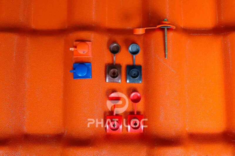 Phụ Kiện Ngói Nhựa PVC/ASA Eurolines - Siêu Bền, Chống Thấm, Chống Dột 32 Nắp chụp vít ngói nhựa