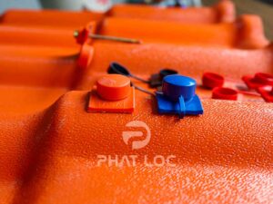 Nắp Chụp Vít Ngói Nhựa, Chống Ăn Mòn – Phụ Kiện Ngói Nhựa PVC/ASA Eurolines 16 Nắp chụp vít ngói nhựa