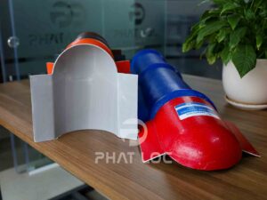 Tấm Úp Đuôi Ngói Nhựa - Phụ Kiện Ngói Nhựa PVC/ASA Eurolines 11 Tấm úp đuôi mái ngói nhựa – Phụ kiện nhựa giả ngói Eurolines
