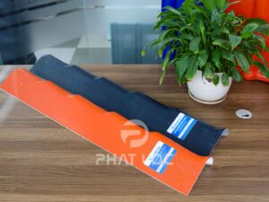 Tấm Úp Viền Ngói Nhựa - Phụ Kiện Ngói Nhựa PVC/ASA Eurolines 13 Tấm úp Viền mái trái/phải ngói nhựa - Phụ kiện tôn nhựa giả ngói Eurolines