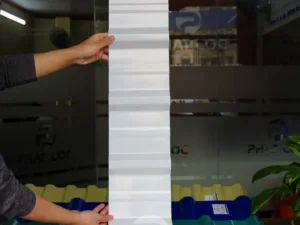 Tôn Nhựa PVC/ASA Eurolines - Mái Lợp Kháng Axit, Kháng Kiềm, Kháng Muối 17 Tôn nhựa PVC/ASA Cao cấp - Super Eurolines