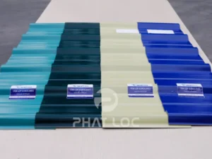 Tôn Nhựa Eurolines PVC/ASA - Mái Lợp Siêu Bền, Chống Hóa Chất, Chống Ăn Mòn