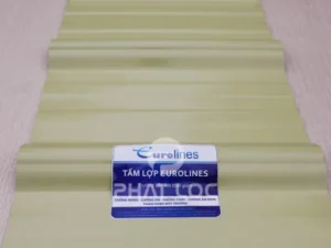 Tôn Nhựa 11 Sóng Vuông - PVC/ASA Eurolines 14 ton nhua mau vang kem