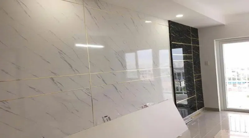 Các Loại Tấm Nhựa Ốp Tường PVC - Vân Đá, Vân Gỗ, Vân 3D 45 Phòng khách
